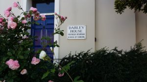 Outside the dancing school at 11 Carlton Street